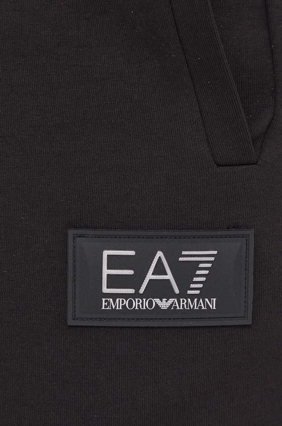 Spodnji del trenirke EA7 Emporio Armani črna 3DPP77.PJUEZ