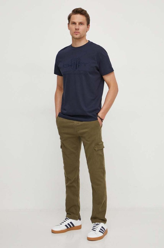 Pepe Jeans spodnie GYMDIGO CARGO PANT PM211652 zielony SS24