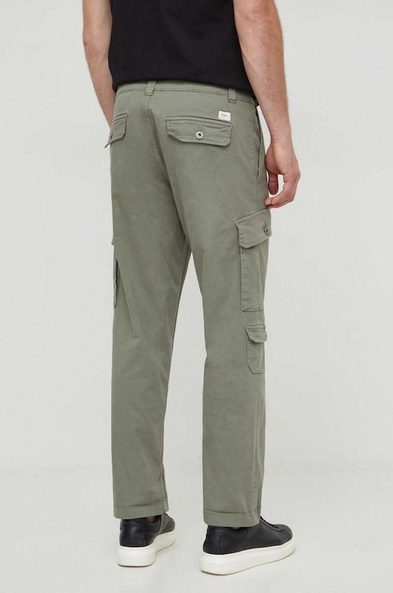 Дрехи Панталон Pepe Jeans RELAXED MULTI POCKETS PANT PM211682 зелен