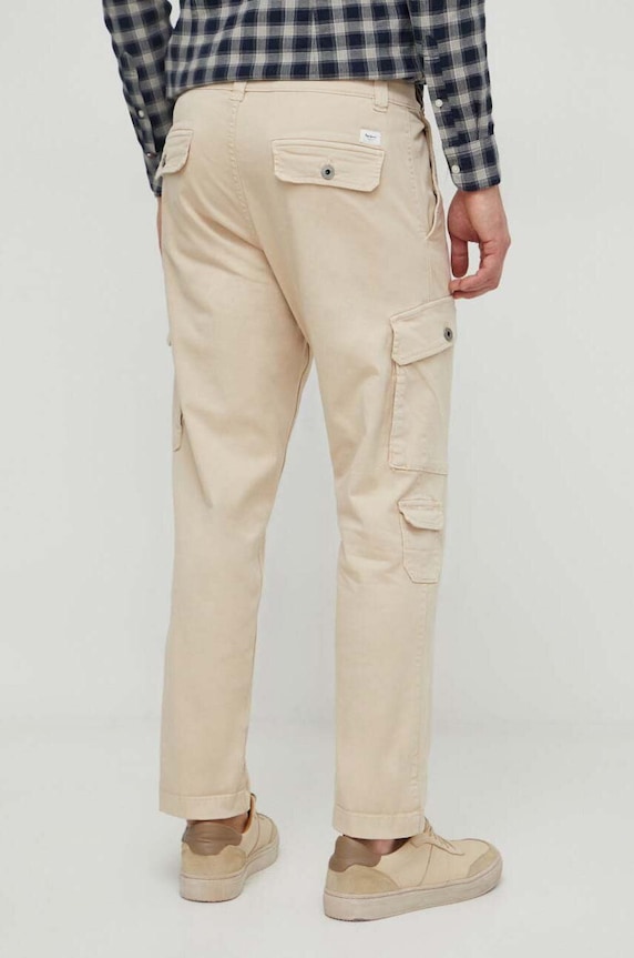 Дрехи Панталон Pepe Jeans RELAXED MULTI POCKETS PANT PM211682 бежов