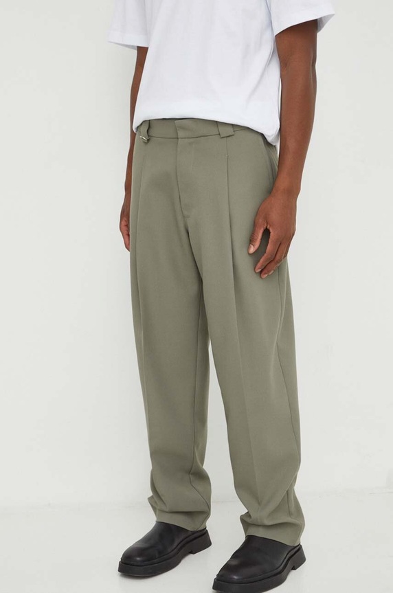 Won Hundred pantaloni drept verde 2743.14199