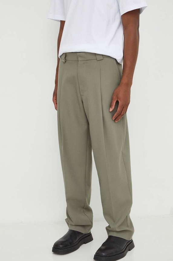 Won Hundred pantaloni drept verde 2743.14199
