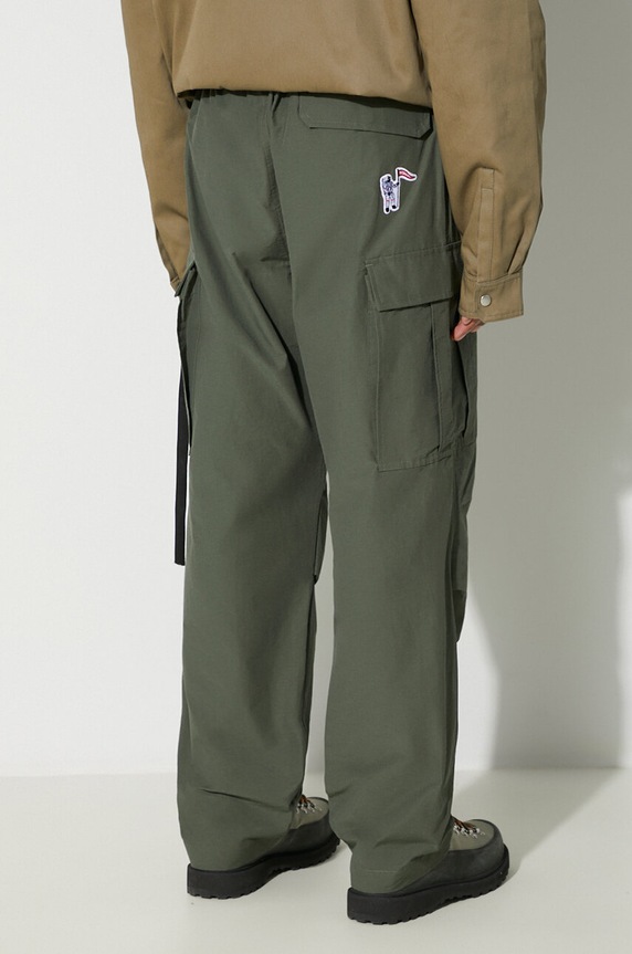Odzież Billionaire Boys Club spodnie Cargo B23411 zielony