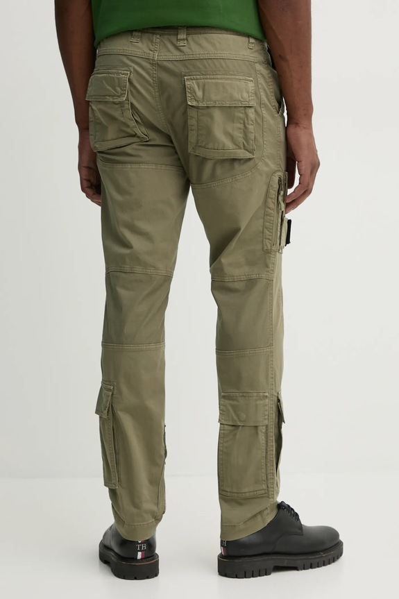Oblečenie Nohavice Aeronautica Militare PA1387CT1493 zelená