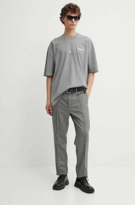 IRO pantaloni de lana MP23LUCHI gri SS24