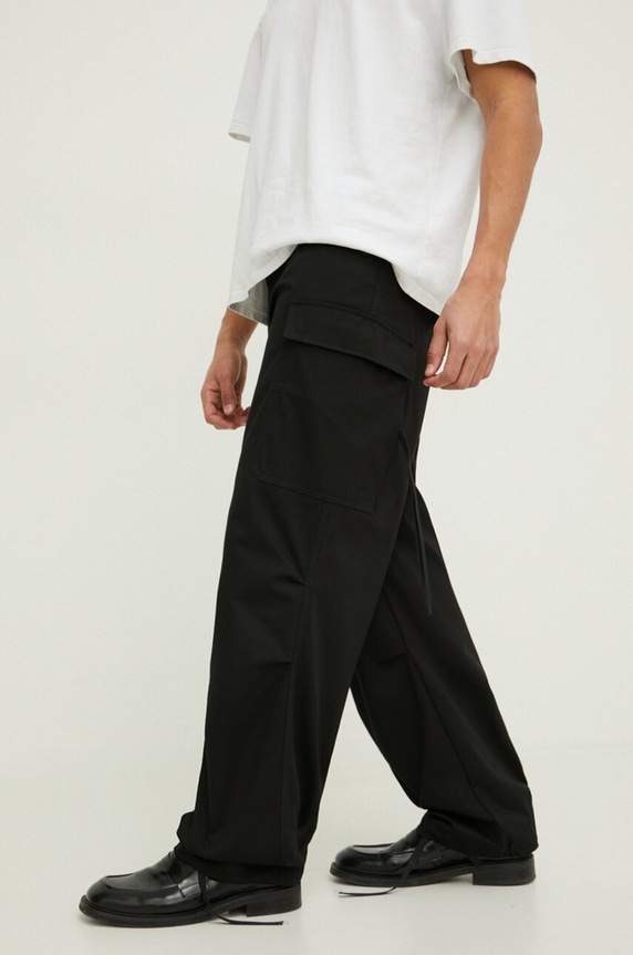 MSGM spodnie czarny 3640MP14X.247105