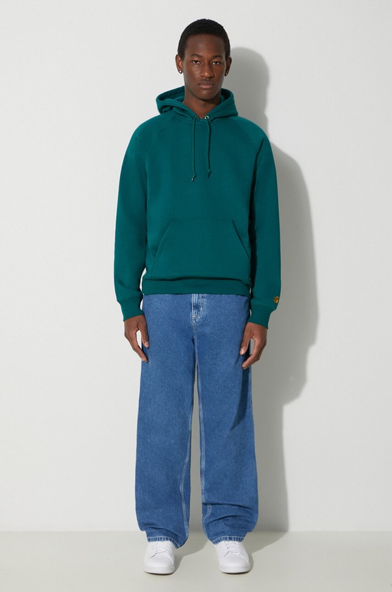 Дънки Carhartt WIP Simple Pant I022947.106 син AW24