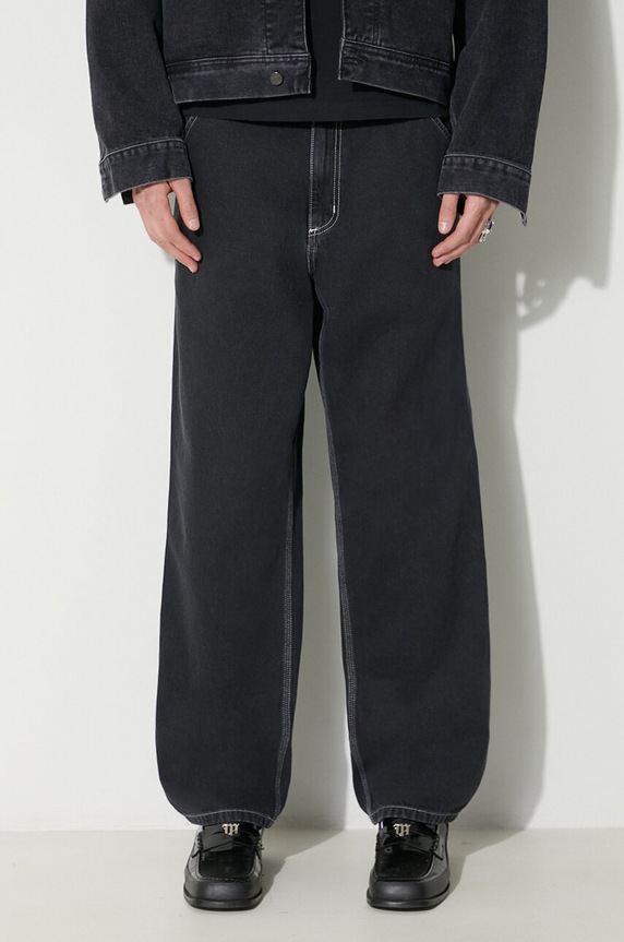 Džíny Carhartt WIP Simple Pant černá I022947.8906