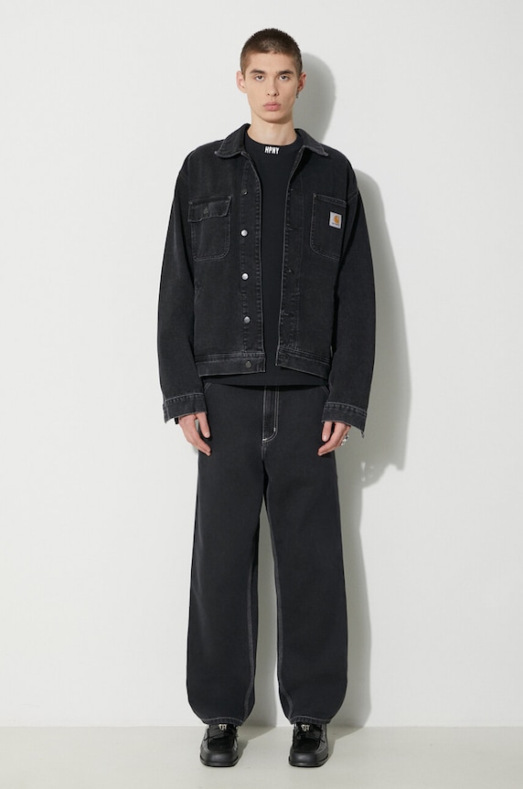 Džíny Carhartt WIP Simple Pant I022947.8906 černá SS24