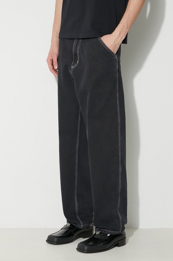 Džíny Carhartt WIP Simple Pant černá I022947.8906