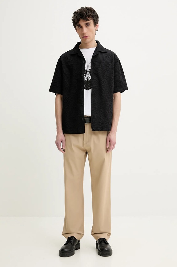 Hugo Blue spodnie 50511260 beżowy SS25