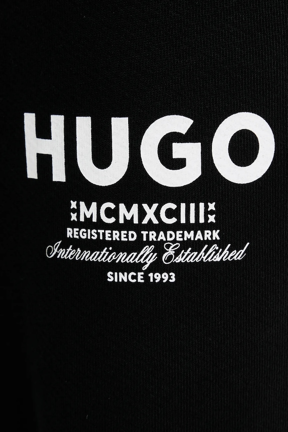 Hugo Blue pamut melegítőnadrág fekete 50510734