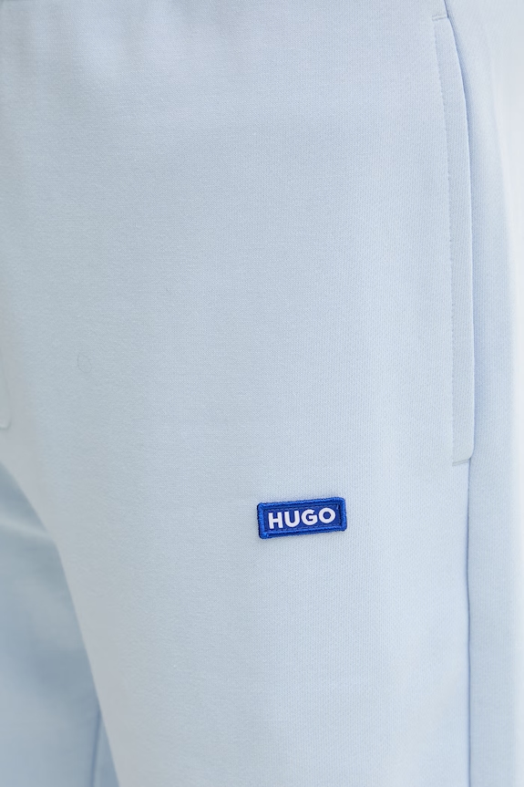 HUGO Blue pantaloni de trening bărbătești din bumbac Napin albastru 50522372
