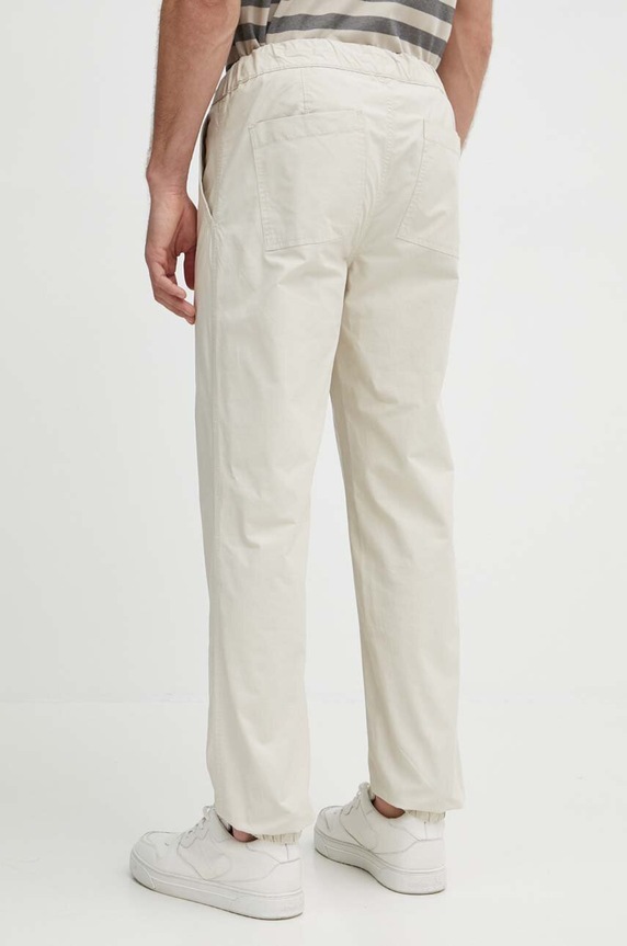 Odzież Pepe Jeans spodnie PULL ON CUFFED SMART PANTS PM211687 beżowy