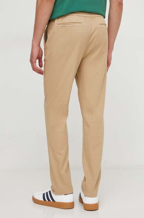 Odzież Pepe Jeans spodnie GYMDIGO PULL ON PANT PM211692 beżowy