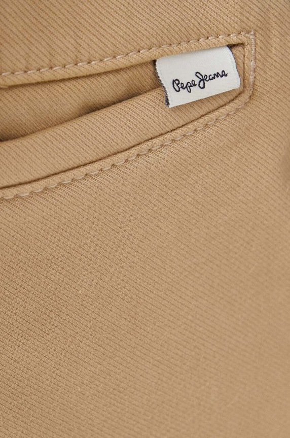 Pepe Jeans spodnie GYMDIGO PULL ON PANT beżowy PM211692