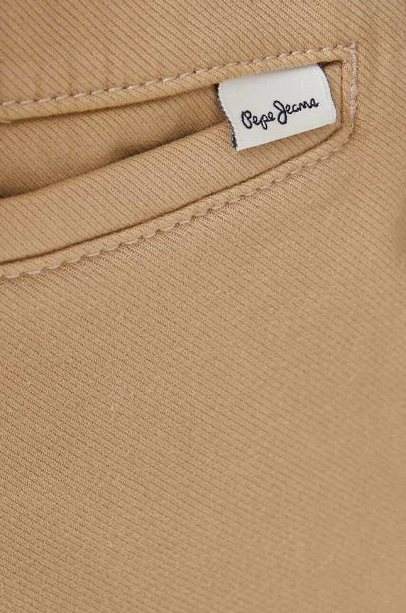 Pepe Jeans spodnie GYMDIGO PULL ON PANT beżowy PM211692