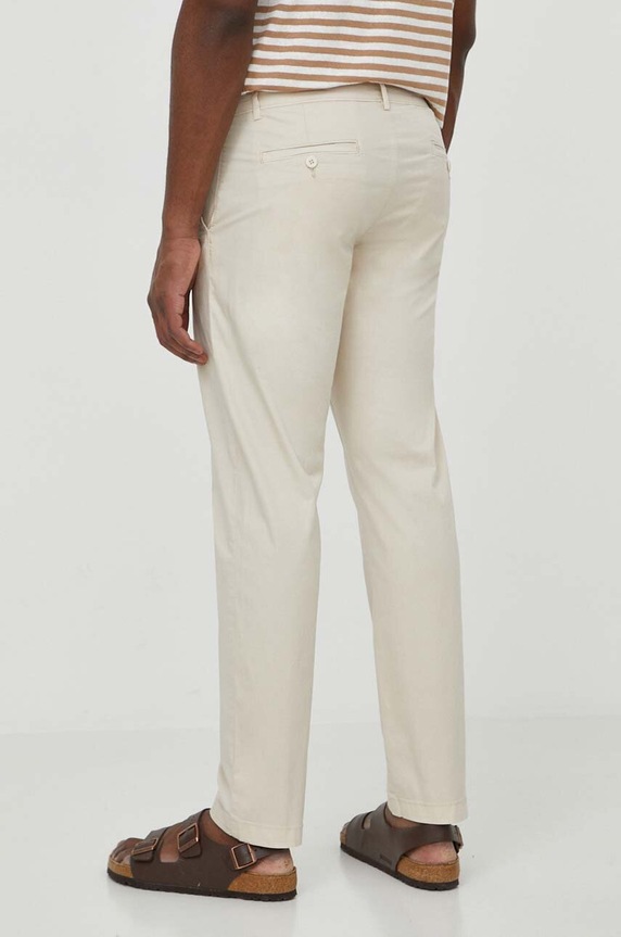 Odzież Pepe Jeans spodnie SLIM CHINO 2 PM211699 beżowy