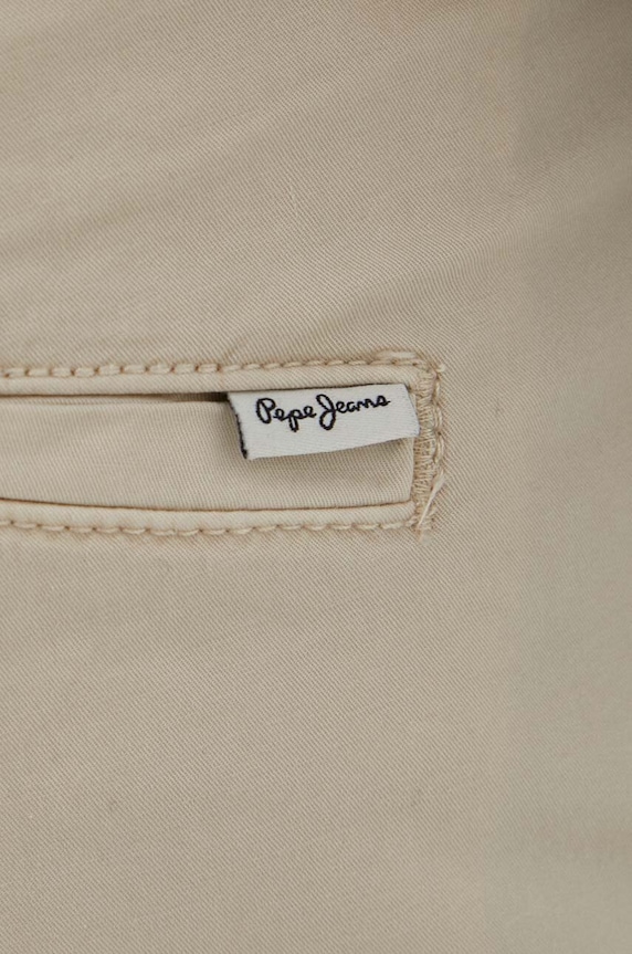 Pepe Jeans spodnie SLIM CHINO 2 beżowy PM211699