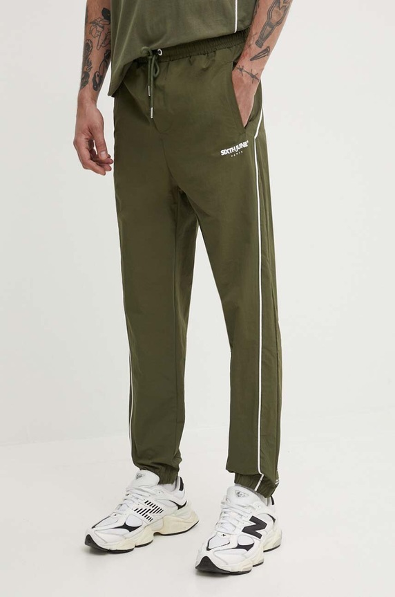 Sixth June spodnie dresowe tkanina zielony 25106