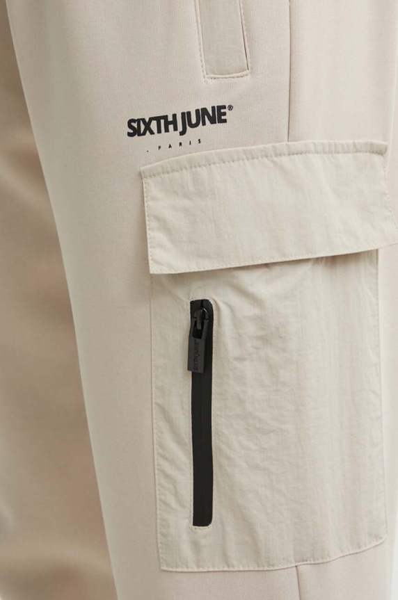 Sixth June spodnie dresowe 25009 beżowy
