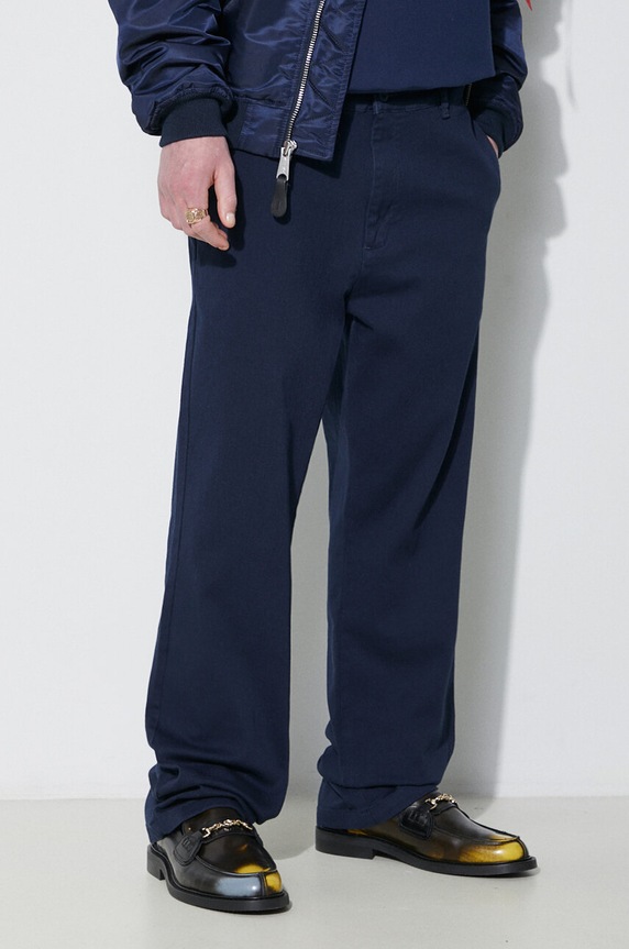 Nohavice Alpha Industries Chino chinos tmavomodrá 146203