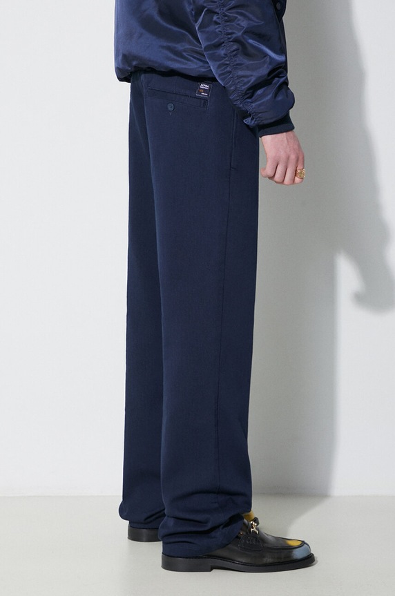 Oblečenie Nohavice Alpha Industries Chino 146203 tmavomodrá