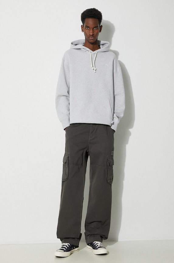 Alpha Industries pantaloni in cotone Jet Pant 101212 grigio SS25