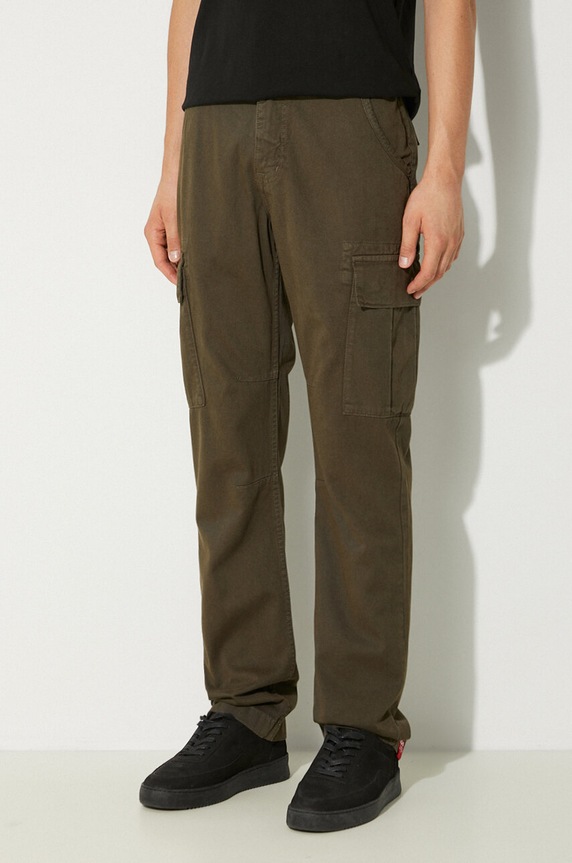 Odjeća Pamučne hlače Alpha Industries Agent Pant 158205 zelena