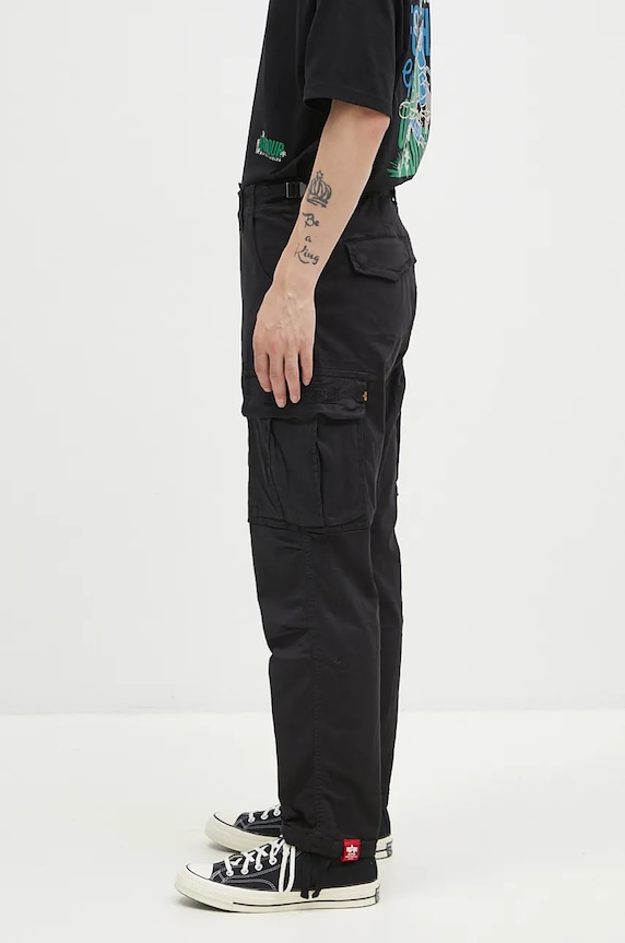 Alpha Industries trousers Squad Pant 188202 black SS25