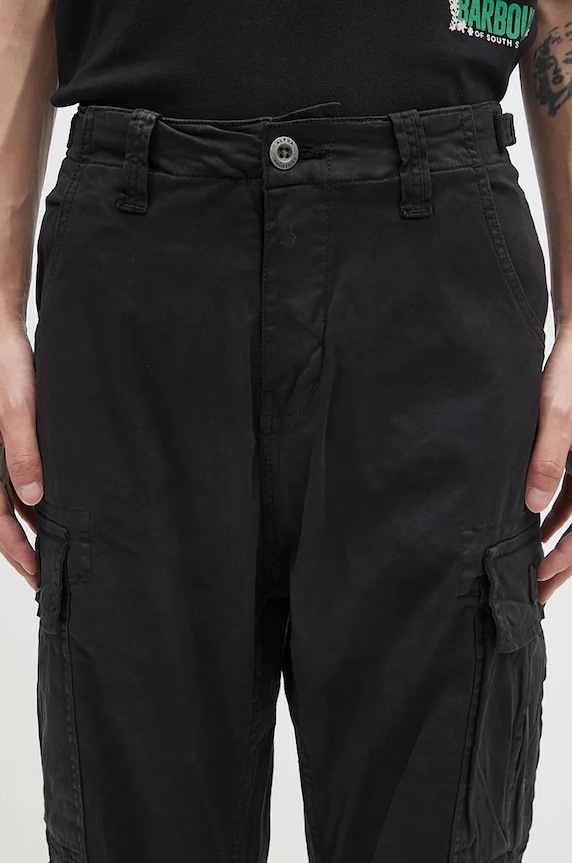Alpha Industries trousers Squad Pant black 188202