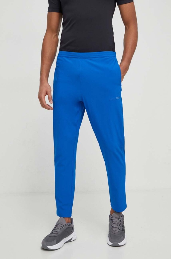 Calvin Klein Performance pantaloni de trening panza albastru 00GMS4P633