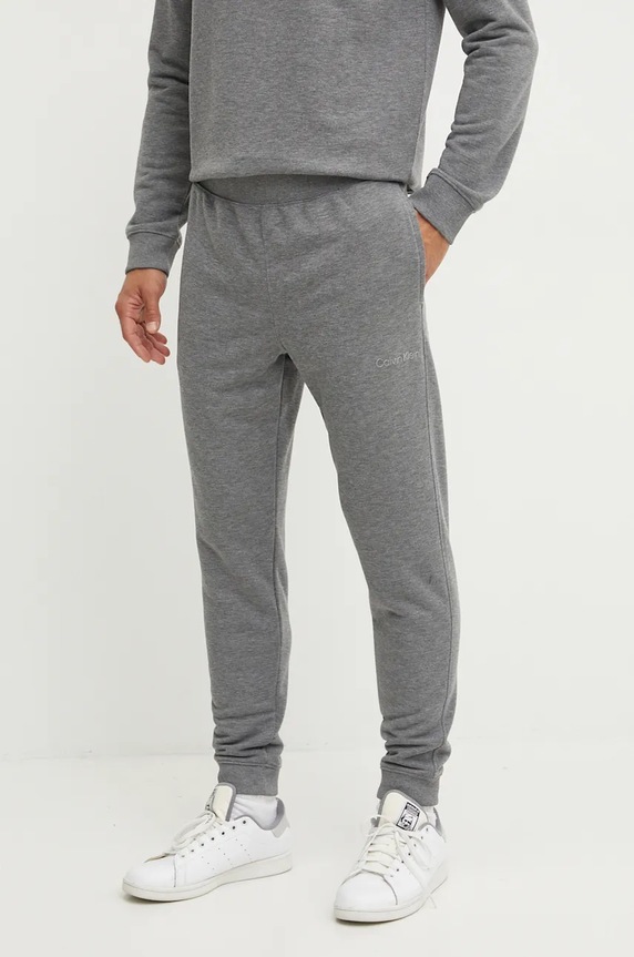 Calvin Klein Performance spodnie treningowe dzianina szary 00GMS4P634