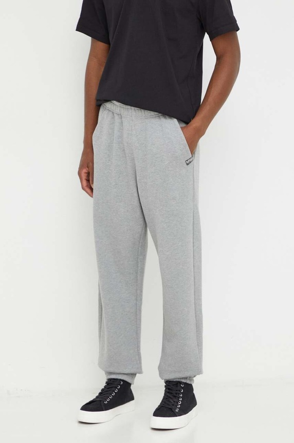 G-Star spodnie dresowe bawełniane szary D24768.D395