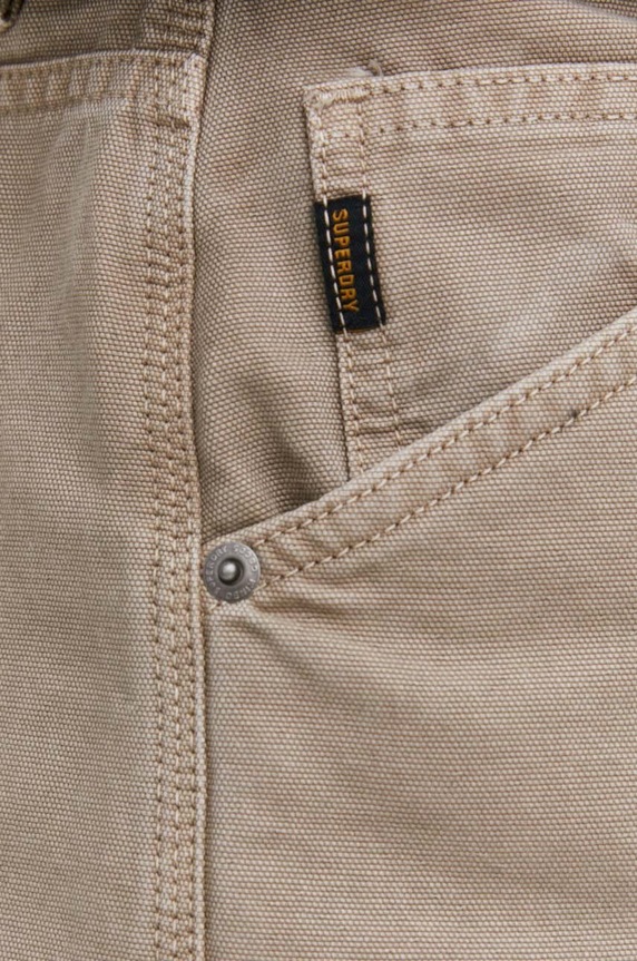 Superdry spodnie bawełniane beżowy M7011310A.2IB