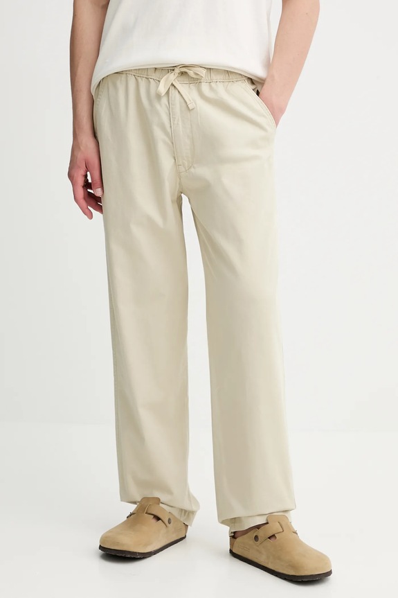 Levi's spodnie bawełna beżowy A7362