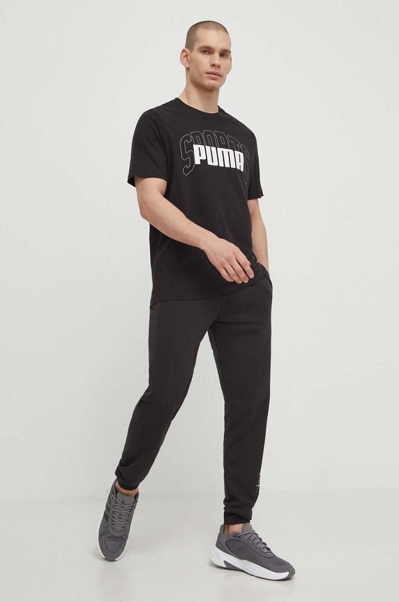 Спортен панталон Puma 678980 черен SS24