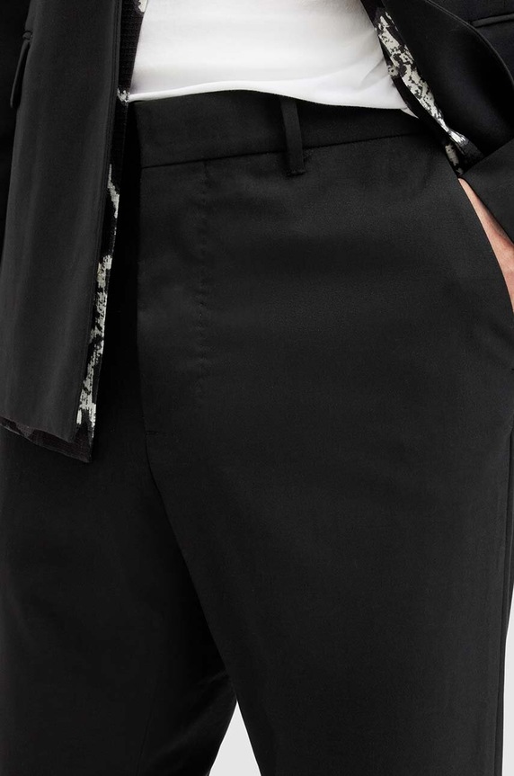 AllSaints spodnie DIMA MM047Z czarny SS25