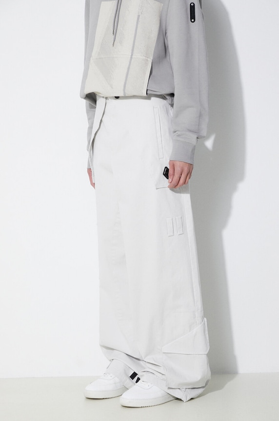 A-COLD-WALL* trousers Overlay Cargo Pant gray ACWMB276