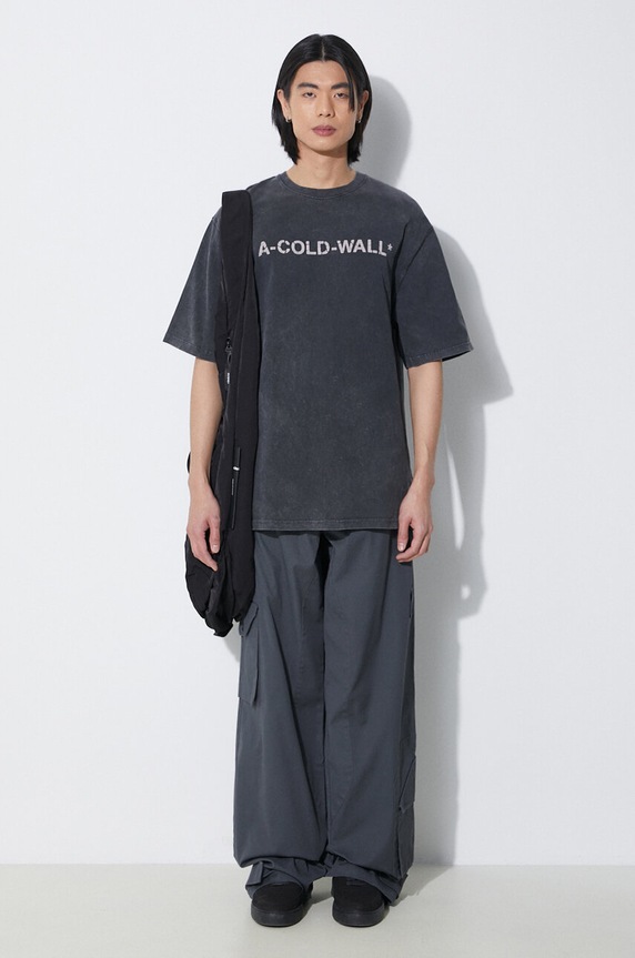 A-COLD-WALL* pantaloni Overlay Cargo Pant ACWMB276 grigio SS24