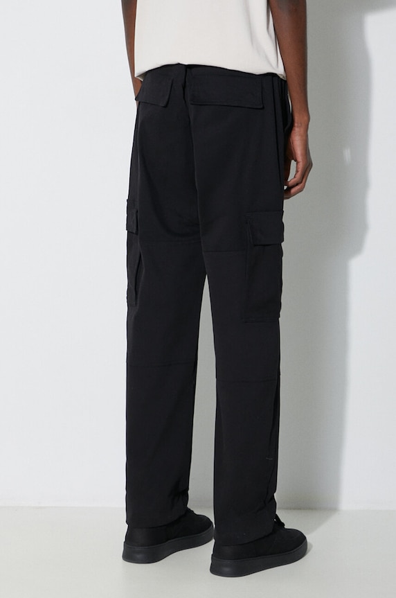 Odzież Marcelo Burlon spodnie Cross Cotton Cargo CMCF014S24FAB0011001 czarny