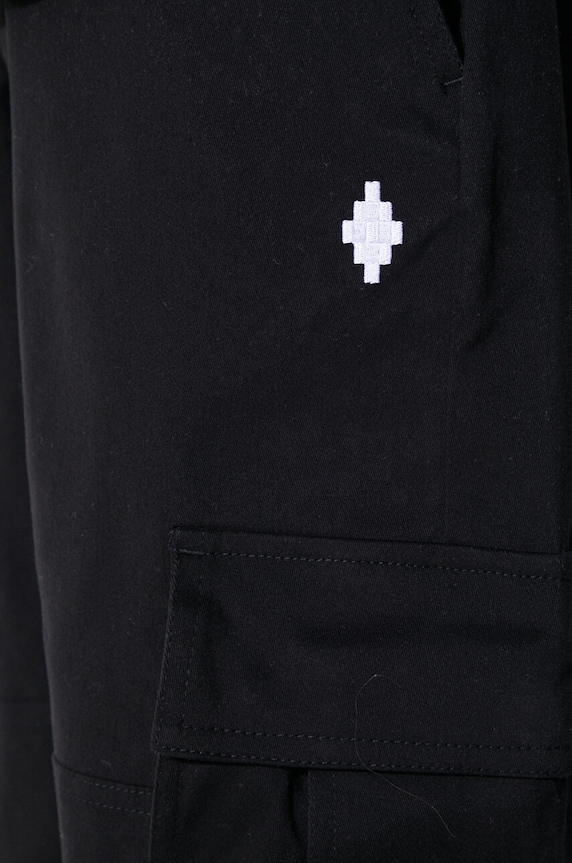 Marcelo Burlon spodnie Cross Cotton Cargo CMCF014S24FAB0011001 czarny