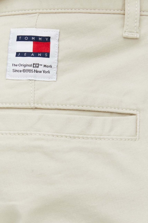 Tommy Jeans spodnie DM0DM18940 beżowy