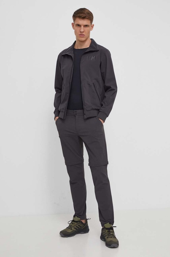Helly Hansen spodnie outdoorowe Brono 63152 szary SS24
