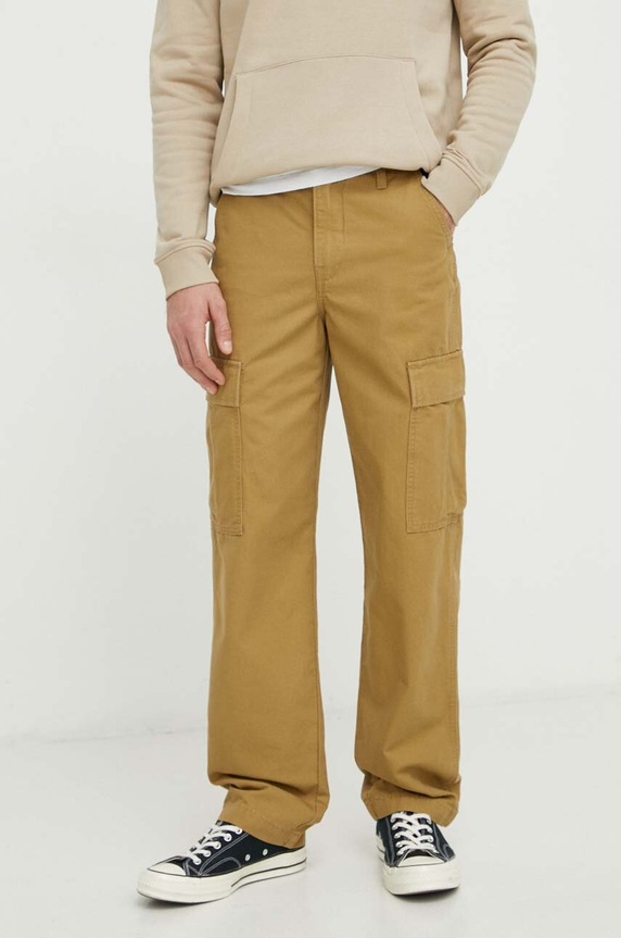 Levi's spodnie bawełna beżowy A7364
