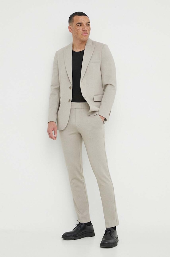 Bruuns Bazaar nadrág BBM2337 bézs SS24