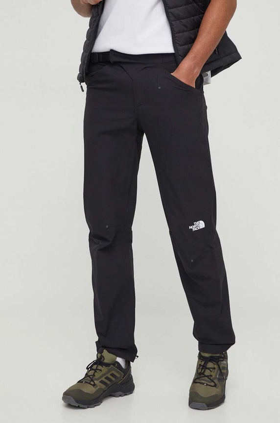The North Face spodnie outdoorowe tkanina czarny NF0A7X6FJK31