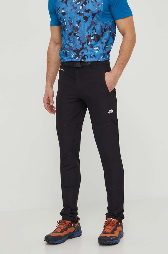 The North Face spodnie outdoorowe Lightning Convertible tkanina czarny NF0A556PJK31