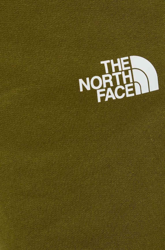 Памучен спортен панталон The North Face зелен NF0A87DEPIB1