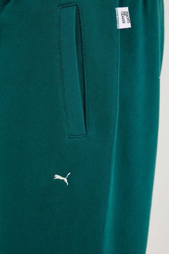 Puma MMQ Sweatpants pantaloni de trening pentru bărbați din bumbac turcoaz 624007
